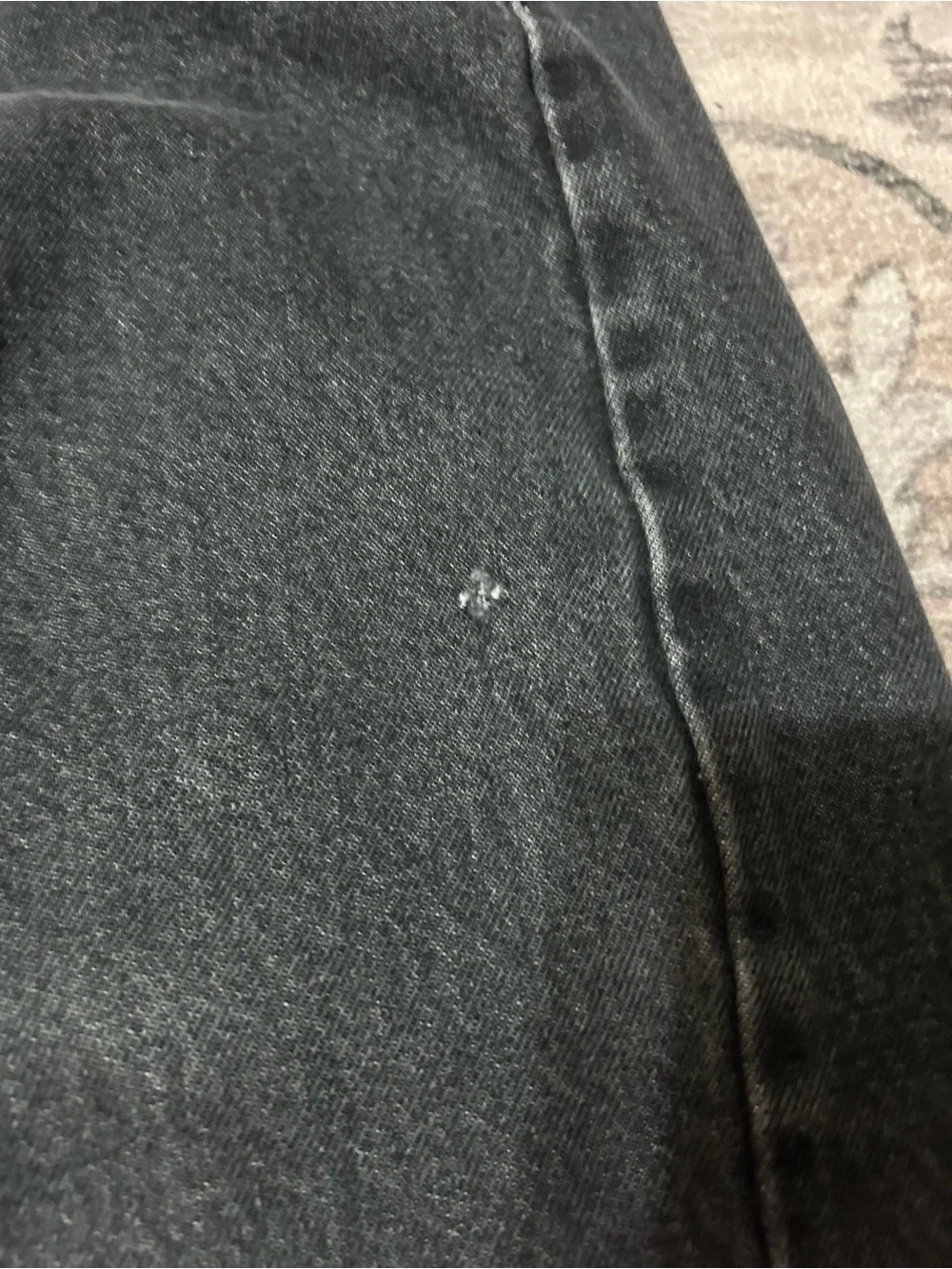 Vintage Levis 501 Jeans Size 38x30 Button Fly Faded Black Gray Made In Mexico